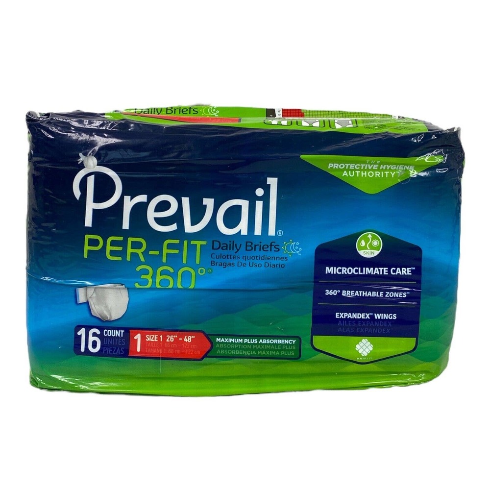 Prevail 16Pk PER-FIT 360* Daily Briefs 1